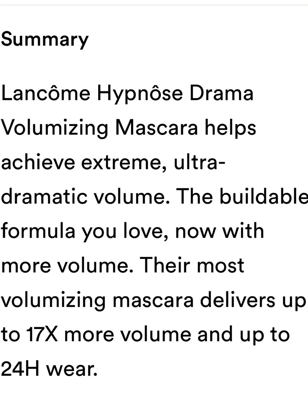 🦋5/$25 Lancôme Hypnose Drama Black Mascara Travel Size